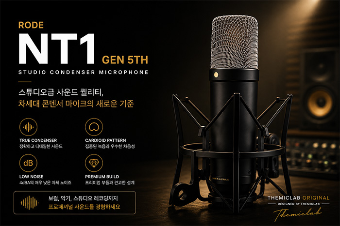 RODE NT1 5th Generation 제품 이미지